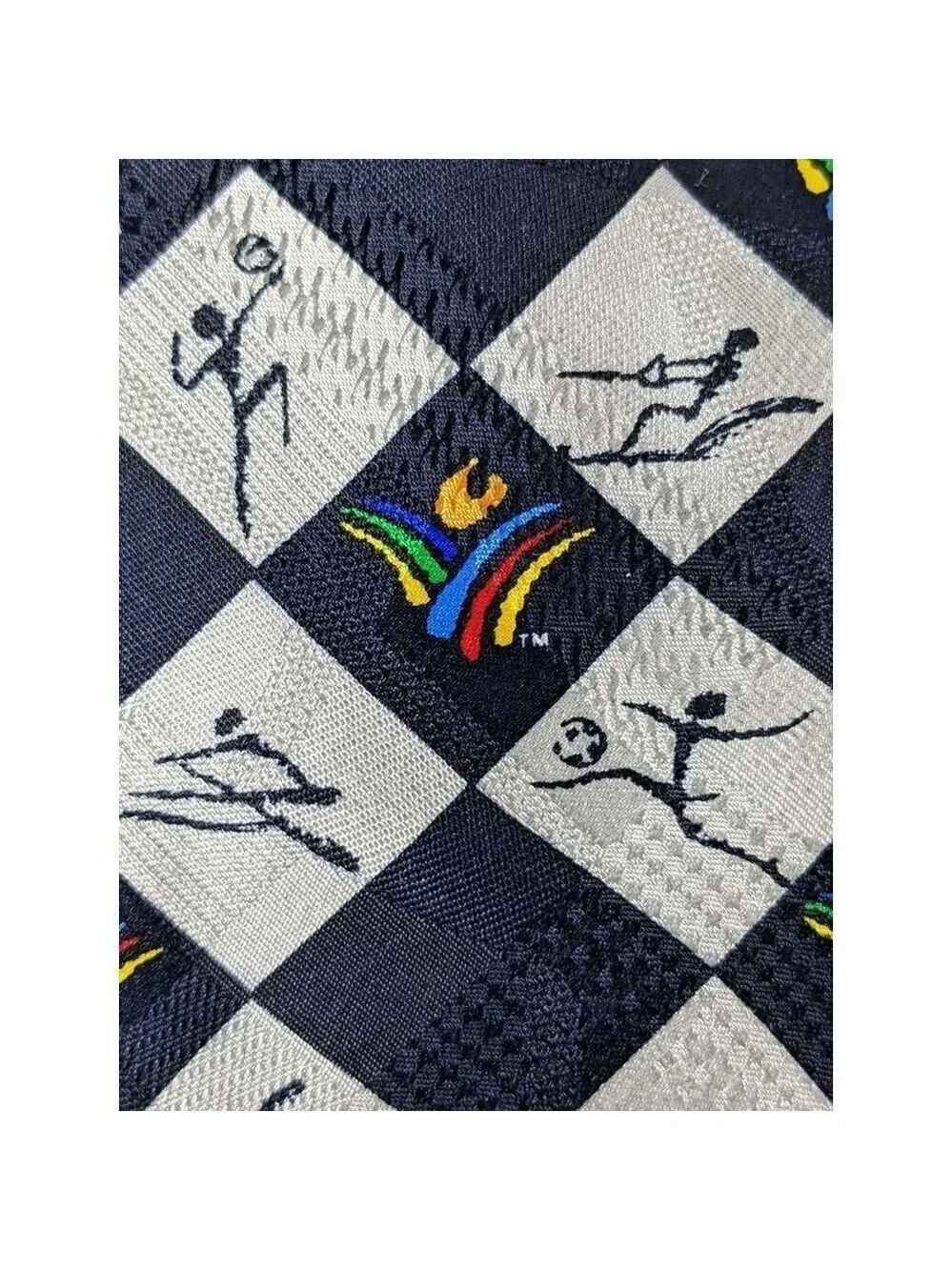 Pan Am Games Winnipeg 1999 Olympics Silk Necktie